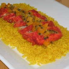 Chicken Tandoori With Passionfruit and Apricot Chutney