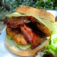 Fully-Loaded Cajun Chicken Burgers