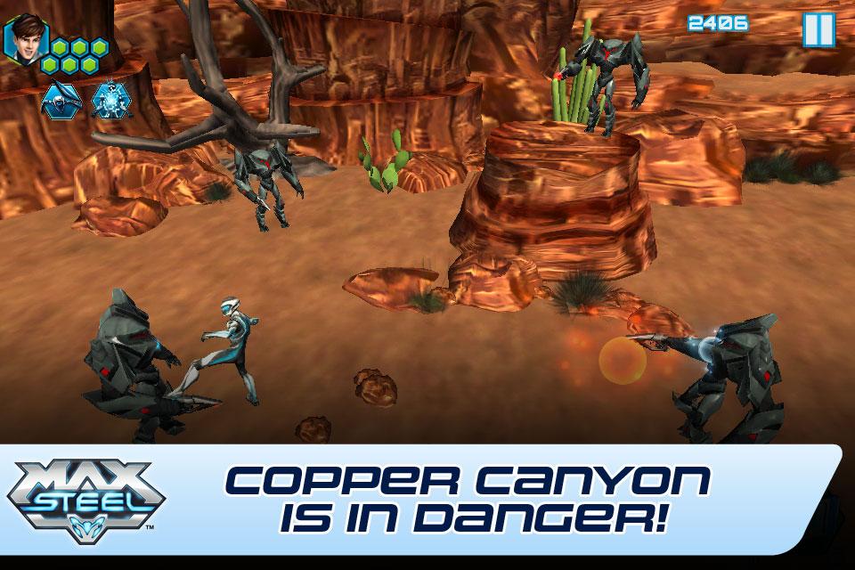 Android application Max Steel screenshort