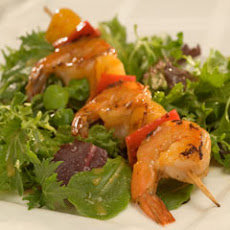 Grilled Shrimp & Pepper Skewers