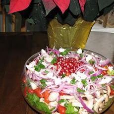 Spinach Pomegranate Salad