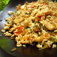 Thai Spicy Basil Chicken Fried Rice