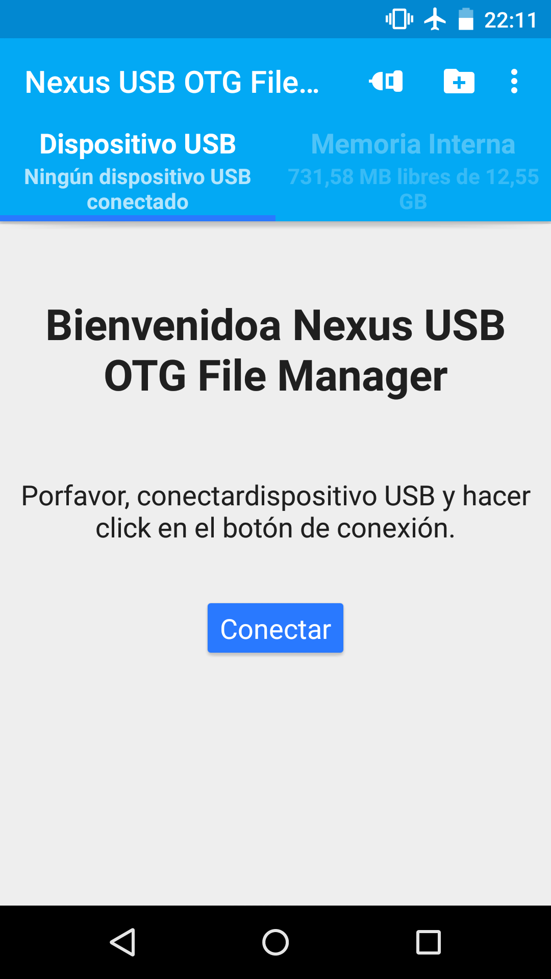 Android application USB OTG File Manager for Nexus screenshort