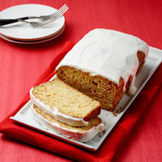 Carrot Loaf Cake with Yogurt Glaze
