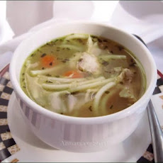 Bird's Chicken Stew With Dumplings (Or Chicken Noodle Soup)