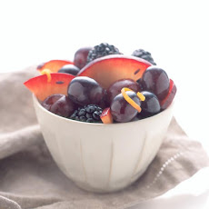 Black Fruits in Lavender Honey Glaze