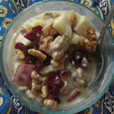 Crunchy Creamy Citrus Apple Yogurt Salad