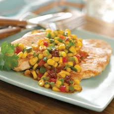 Roasted Red Chili and Strawberry Turkey Cutlets