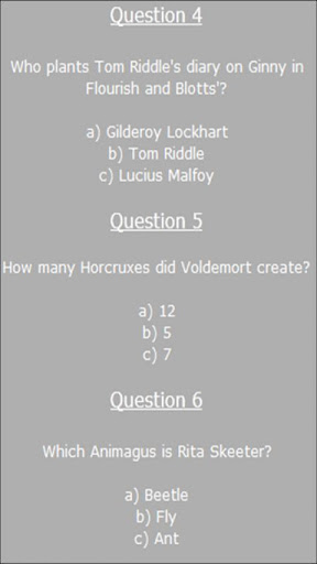【免費街機App】Harry Potter Quiz-APP點子