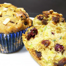 Fruit and Nut Zucchini Muffins