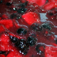 Warm Berry Topping for Ice Cream