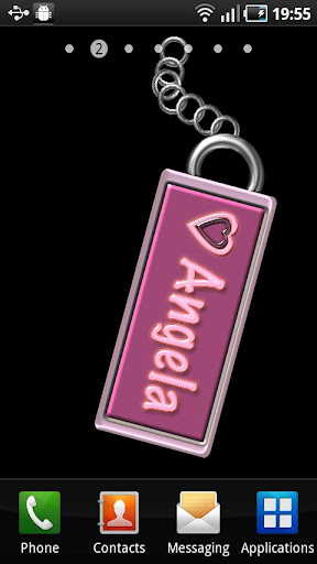 Angela Name Tag