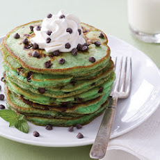 Mint Chocolate Chip Pancakes