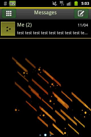 SMSのテーマ未来を GO SMS Theme Future