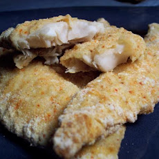 Parmesan and Cornmeal Crusted Fish Fillets