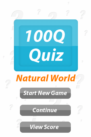 Natural World - 100Q Quiz