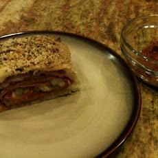 Spicy Meat and Cheese Stromboli
