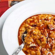 Slow Cooker Pumpkin Pie Steel Cut Oatmeal