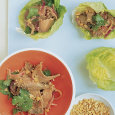 Asian Beef in Lettuce Cups