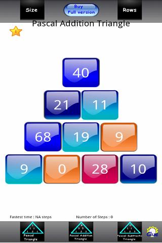 Pascal Numbers Triangle Lite