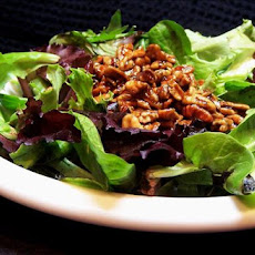 Southern Greens With Warm Pecan Dressing