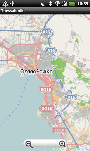 Thessaloniki Street Map