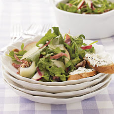 Arugula Salad with Prosciutto and Pears