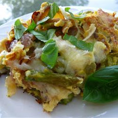 Asparagus, Potato, and Onion Frittata
