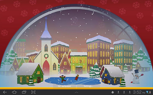 SnowGlobe Live Wallpaper