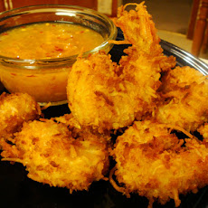 Coconut Fried Shrimp w/ Horseradish-Marmalade Sauce