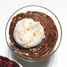 Chocolate Puddings with Orange Whipped Cream