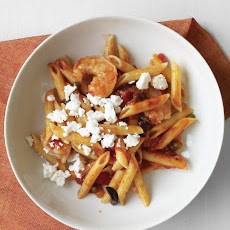 Tomato and Shrimp Pasta with Feta