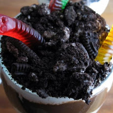Dirt Trifle With Gummy Worms
