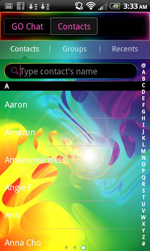 【免費個人化App】GO SMS Rainbow Zebra theme pro-APP點子