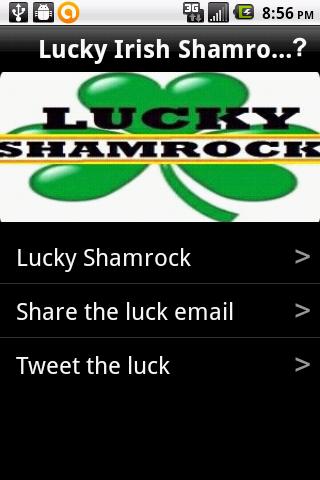 Lucky Irish Shamrock