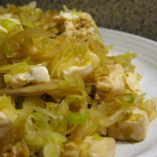 Easy Chinese Steamed Tofu and Cabbage