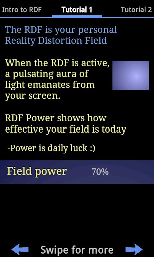 【免費娛樂App】Reality Distortion Field-APP點子