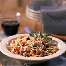 Pasta Skillet with Tomatoes and Beans