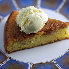 Blood Orange Cardamom Cake With Mint Feta Ice Cream