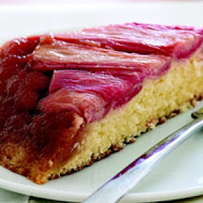 Rhubarb Daisy Cake