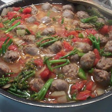 Sausage and Broccoli Rabe With Polenta