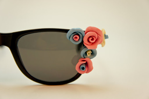 gafas con flores