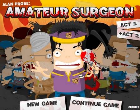 Flash game,模擬類,Amateur Surgeon,Q版外科手術遊戲,開刀,手術遊戲,攻略,影片