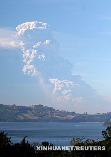 自然奇觀,火山雷雨,智利,Eruption Chaiten Volcano,chile