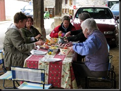 Picnic lunch in Virieu