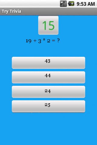 Math game for kids