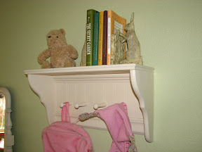 Shelf with Hanging Pegs