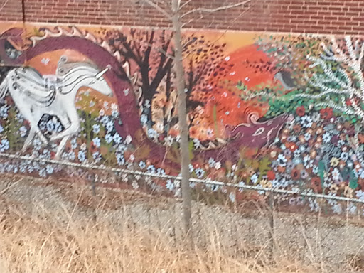 Unicorn & Dragon Mural