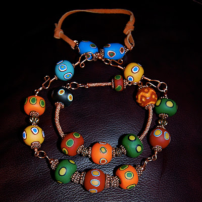 the bracelet summary. Ancient Rainbow Ethnic Necklace and the Bracelet (bangle)