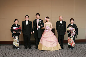 結婚式の両親の写真の撮影の結婚